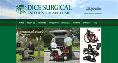 Desktop Screenshot of dicesurgical.com